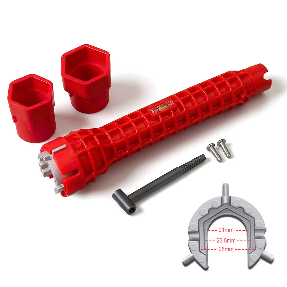 ๐ 8-in-1 Universal Tap Wrench โ Multi-Function Tool for Kitchen & Bathroom