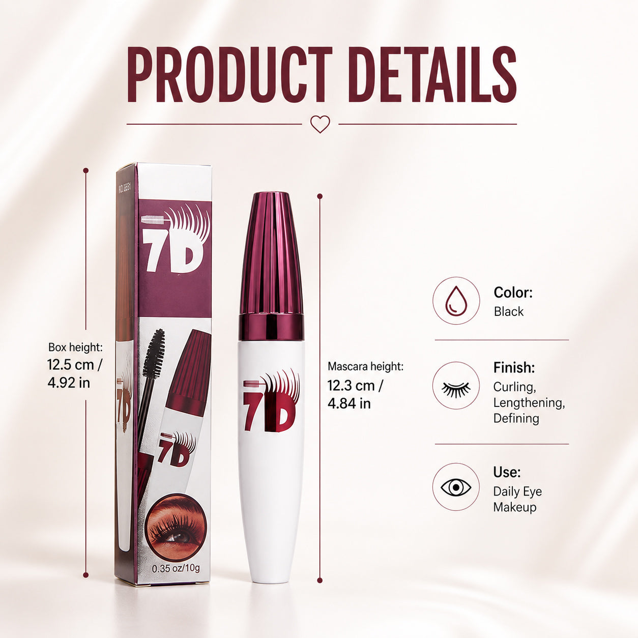 👁Smudge-Proof Curling & Lengthening Mascara