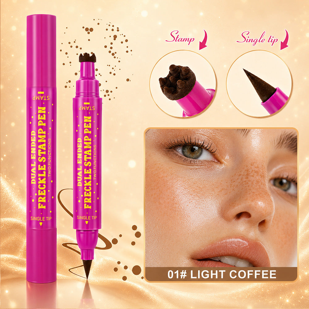 Futavion®OFFICIAL STORE 3-in-1 Waterproof Freckle Stamp Pen & Fine-Tip Liner