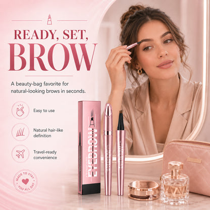 Long Lasting Waterproof Micro Fork Brow Pen