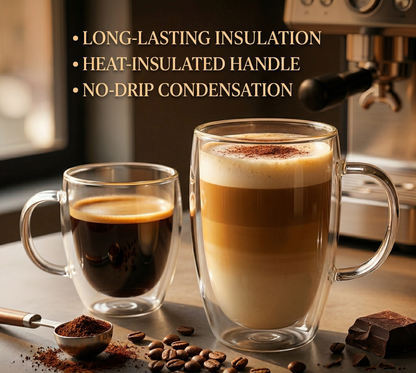 Futavion Double Wall Coffee Glass Collection