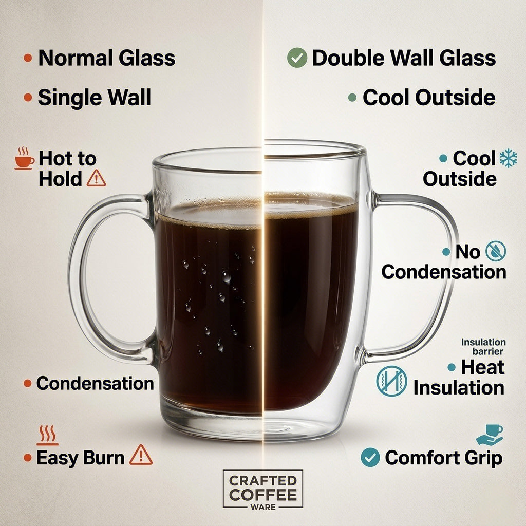 Futavion Double Wall Coffee Glass Collection