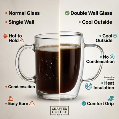 Futavion Double Wall Coffee Glass Collection