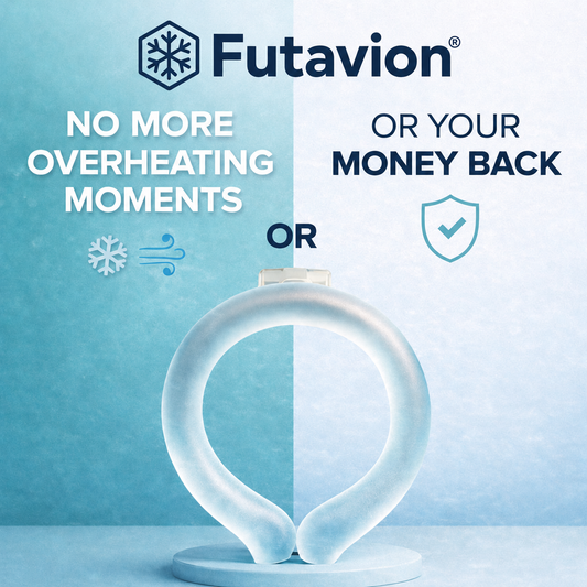 🧊Futavion®Neck Cooling Tube with Insulated Bag, Reusable Ice Ring Cooler Wearable Body Cooling Products, Neck Coolers for Hot Weather