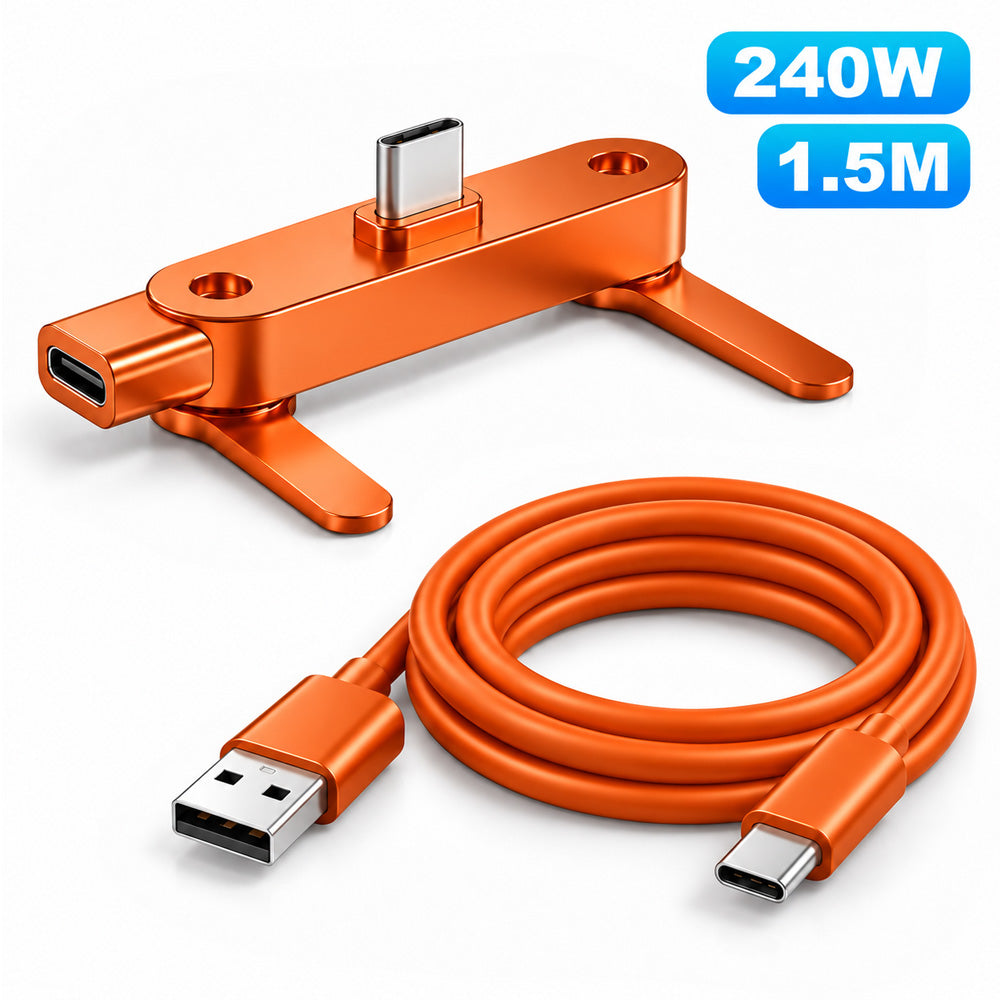 ⚡ 2-in-1 Phone Charging Stand – 240W Fast Charging