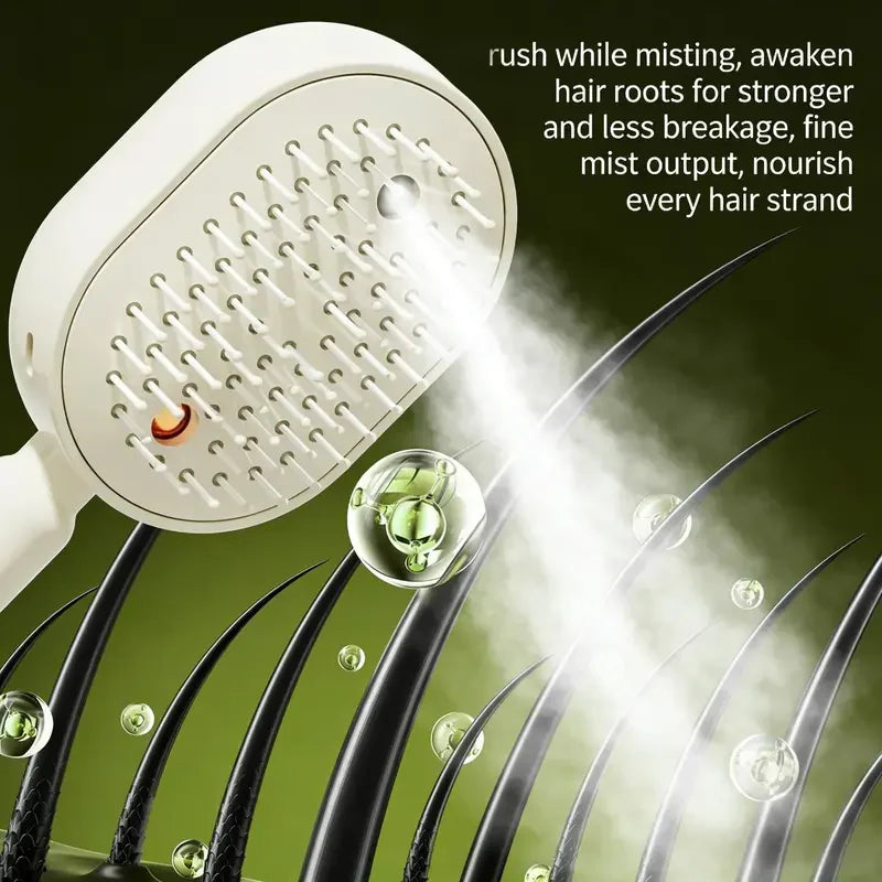 🪮Futavion®Anti-Static Electric Steam & Red Light Therapy Hairbrush