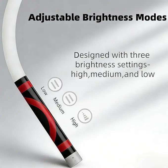 Flexible LED Work Light - Bendable Magnetic Inspection Flashlight, Rechargeable Hands-Free Repair Lamp with Long Runtime for Automotive Repair, Garage & Outdoor Use