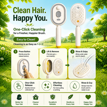 Lasstoys® Moisture Spray Hair Massage Comb