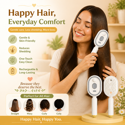 Lasstoys® Moisture Spray Hair Massage Comb