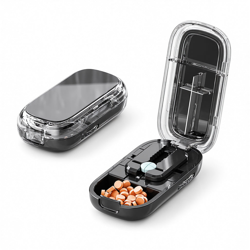 Futavion®Portable Pill Splitter, Precise Tablet Divider, Medicine Cutter