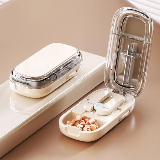 Futavion®Portable Pill Splitter, Precise Tablet Divider, Medicine Cutter
