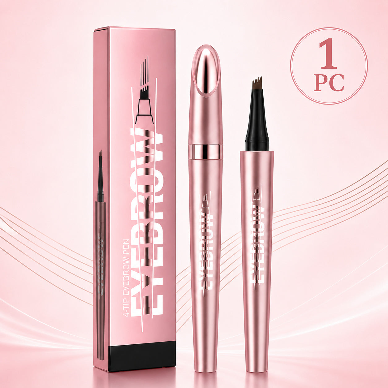 Long Lasting Waterproof Micro Fork Brow Pen