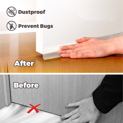 Futavion®Silicone Seal Strip in White 10M/33ft Weatherproof Adhesive Strips for Doors & Windows Sealant Tape Dust & Water Resistant