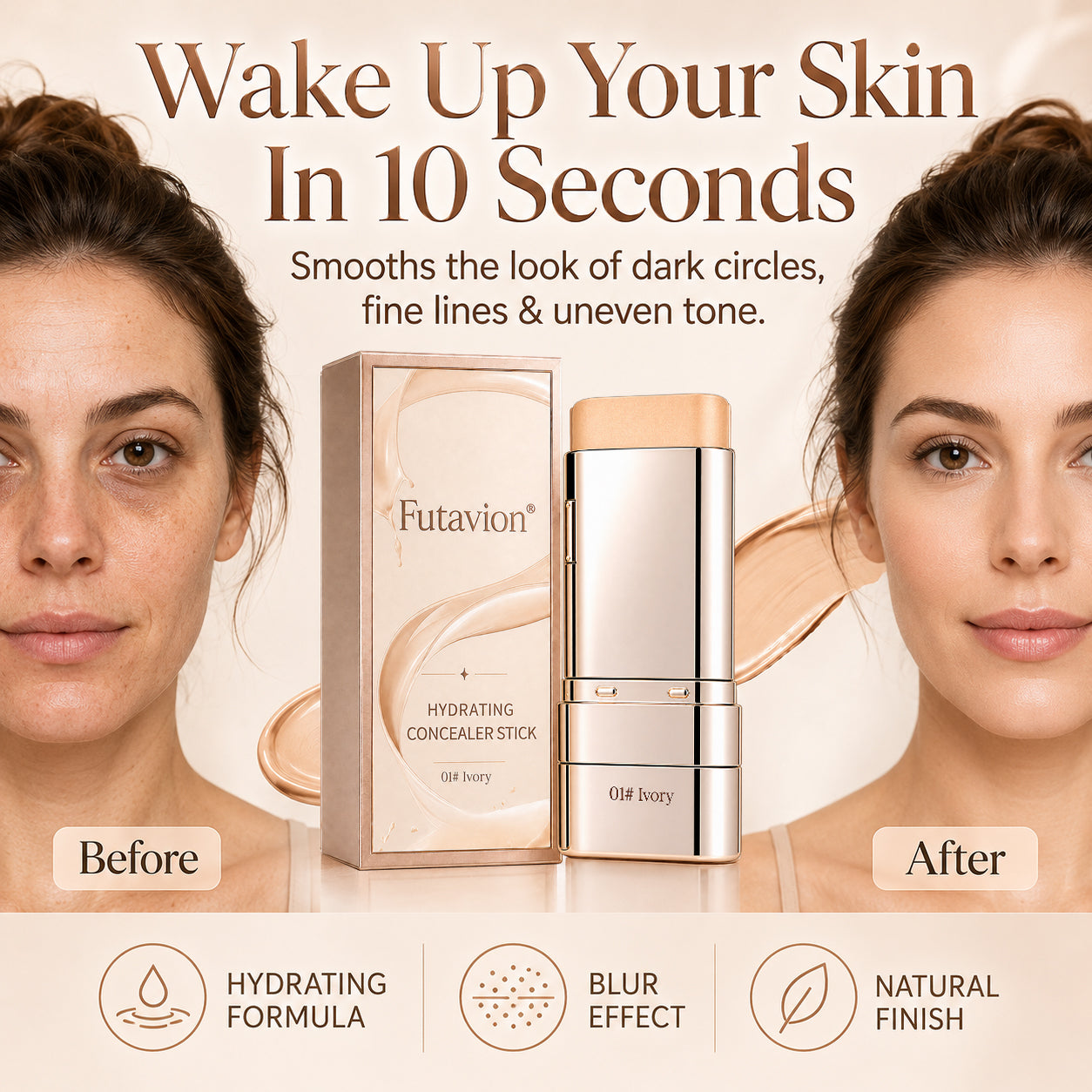 Futavion® Hydrating Concealer Stick — Your Skin, Beautifully Perfected
