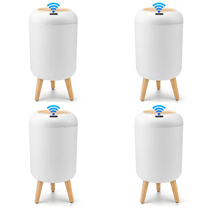 Futavion®Automatic Trash Can with Lid | Small Plastic SmartTrash Can with MotionSensor
