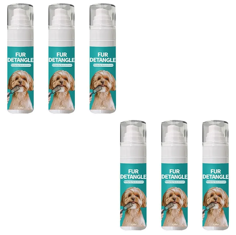 6 Packs (Multi Pet Family Set for daily detangling and backups)