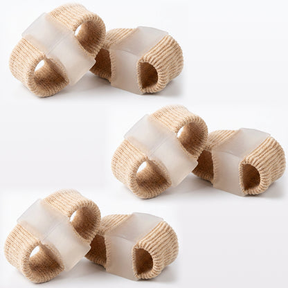 👣Futavion® Bunion Toe Separators for Overlapping Toes Women Men, Gel Toe Spacers Bunion Corrector with 2 Loops for feet, Hammer Toe Straightener