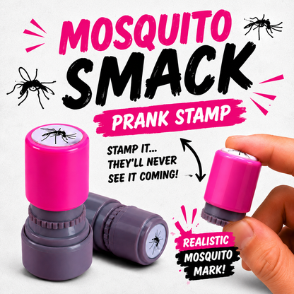 Futavion®Mosquito Stamp Funny Toy Office Adult Pranks Items Games Self Inking Stamp The Office Gifts
