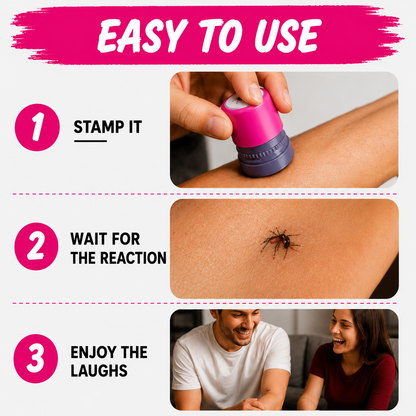 Futavion®Mosquito Stamp Funny Toy Office Adult Pranks Items Games Self Inking Stamp The Office Gifts