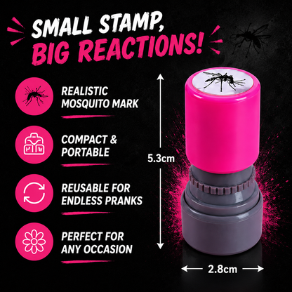 Futavion®Mosquito Stamp Funny Toy Office Adult Pranks Items Games Self Inking Stamp The Office Gifts