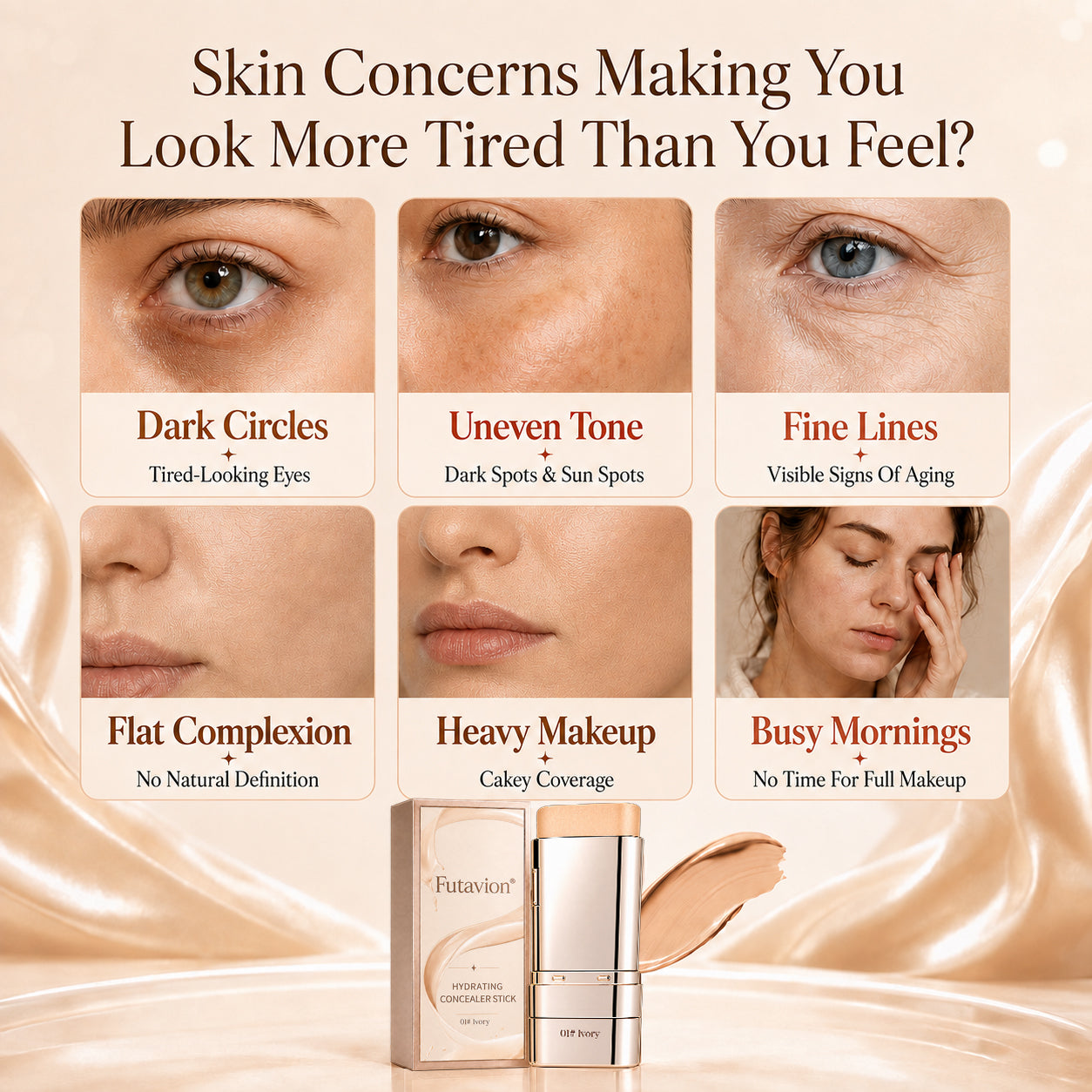 Futavion® Hydrating Concealer Stick — Your Skin, Beautifully Perfected