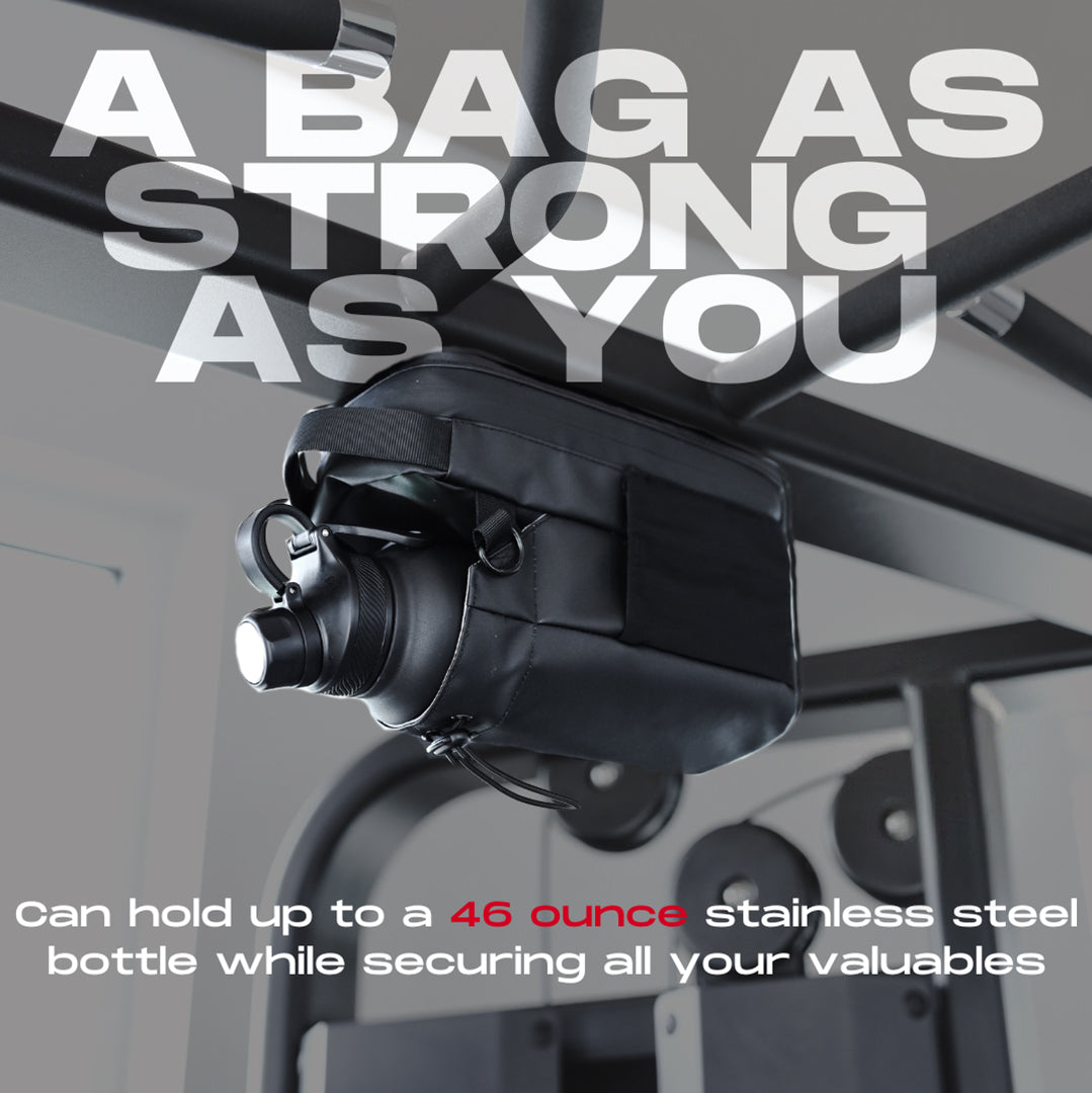 Futavion®Magnetic Gym Bag For Men And Women SlingBottle With Magnetic Attachment | Water BottleHolder, Gym Pouch, Crossbody Bag For Travel,Sports, Work, Fitness