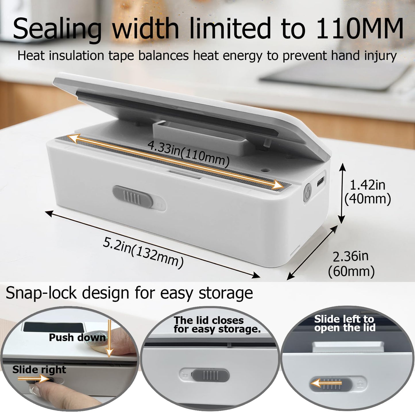 ✨ Say Goodbye To Stale Snacks With This Powerful Rechargeable Food Bag Sealer