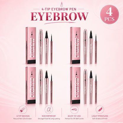 Long Lasting Waterproof Micro Fork Brow Pen