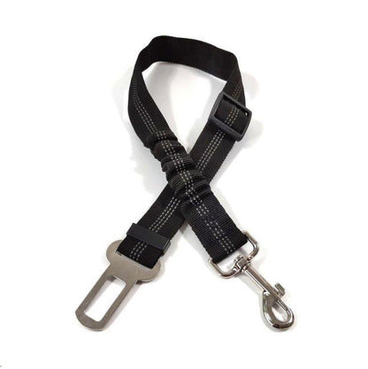 Futavion®Dog Seat Belts Headrest Restraint Puppy Safety Adjustable Dog Car Seatbelts and Strong Leash Leads Accessories for Dogs Cats Pets Black