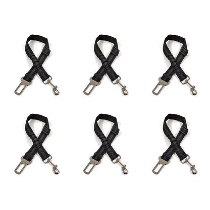 Futavion®Dog Seat Belts Headrest Restraint Puppy Safety Adjustable Dog Car Seatbelts and Strong Leash Leads Accessories for Dogs Cats Pets Black