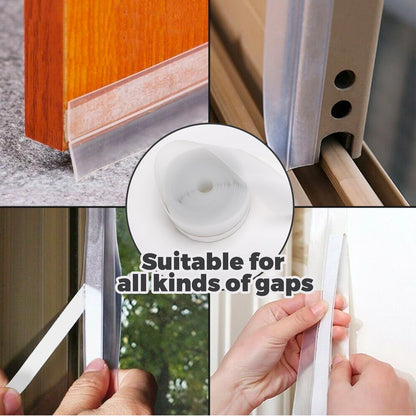 Futavion®Silicone Seal Strip in White 10M/33ft Weatherproof Adhesive Strips for Doors & Windows Sealant Tape Dust & Water Resistant