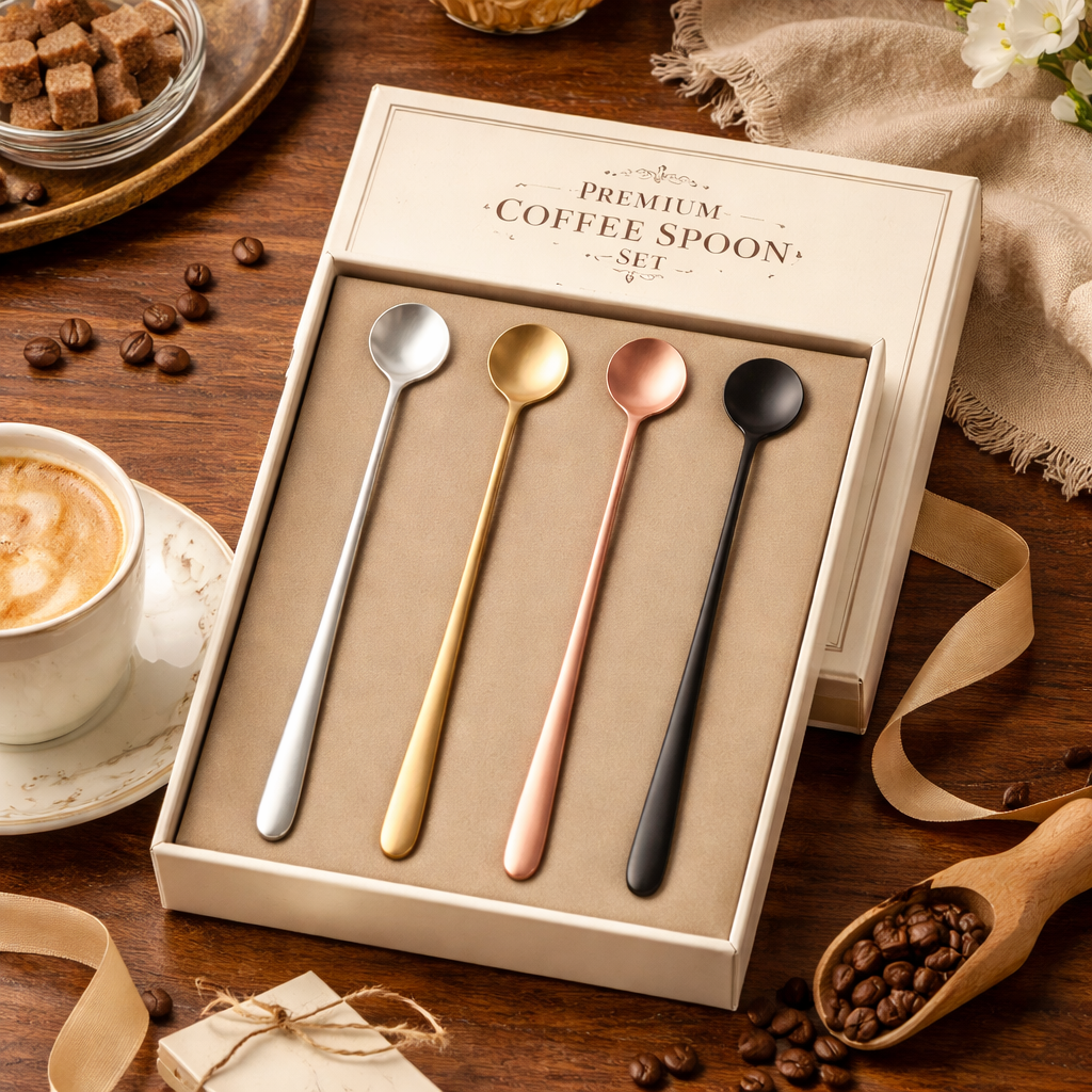 Futavion Long Handle Coffee Spoon Set
