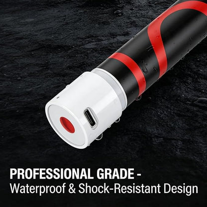 Flexible LED Work Light - Bendable Magnetic Inspection Flashlight, Rechargeable Hands-Free Repair Lamp with Long Runtime for Automotive Repair, Garage & Outdoor Use