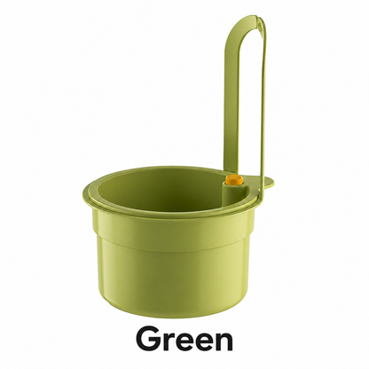 Faucet Hanging Strainer Basket — Catch Scraps, Drain Water & Dump With One Touch