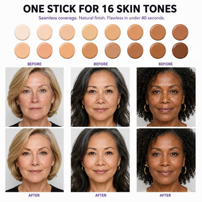 🆙Changing Foundation Stick – The stick that makes mature skin glow again