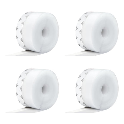 Futavion®Silicone Seal Strip in White 10M/33ft Weatherproof Adhesive Strips for Doors & Windows Sealant Tape Dust & Water Resistant