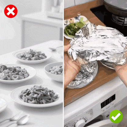 Futavion® Reusable Aluminum Foil Food Covers