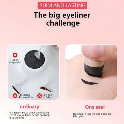 Futavion® 2-in-1 Rotating Winged Eyeliner Stamp Pen – Quick-Dry, Smudge-Proof & Long-Lasting🥰