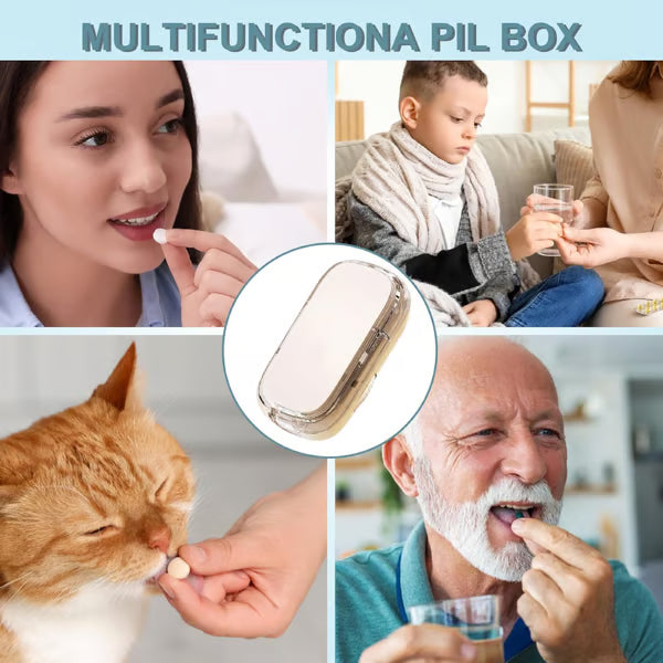 Futavion®Portable Pill Splitter, Precise Tablet Divider, Medicine Cutter