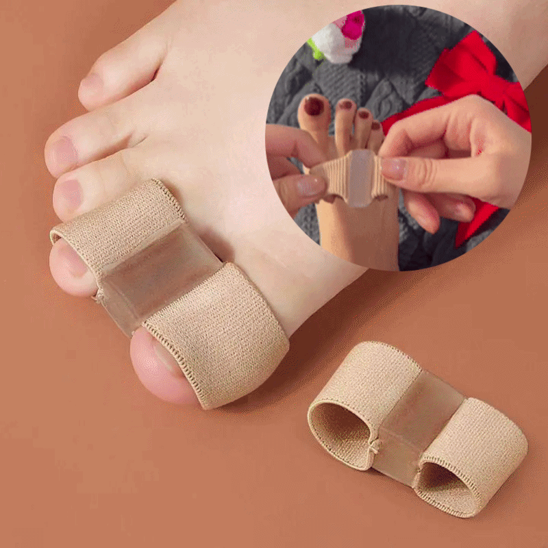👣Futavion® Bunion Toe Separators for Overlapping Toes Women Men, Gel Toe Spacers Bunion Corrector with 2 Loops for feet, Hammer Toe Straightener