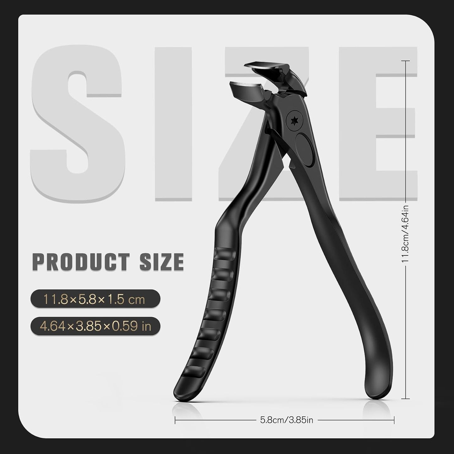 Less Bending, More Leverage, Easier Trimming — Long Handle Toenail Clipper✂️