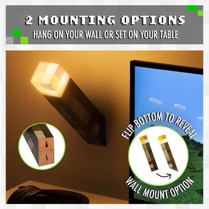 Futavion®Torch Light -  2 Light Modes, 2 Modes of Use, Battery Powered, Gift for Gamers