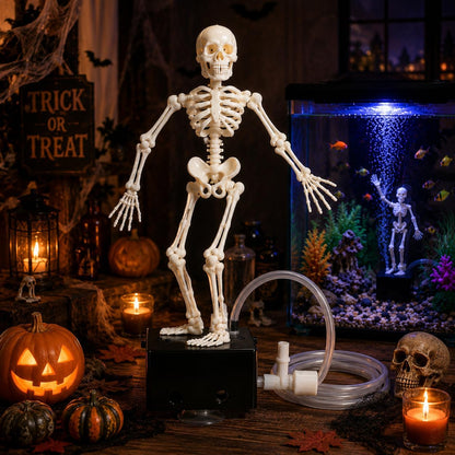 ✨ Dancing Skeleton Aquarium Bubbler-Create A Fun & Magical Underwater Display