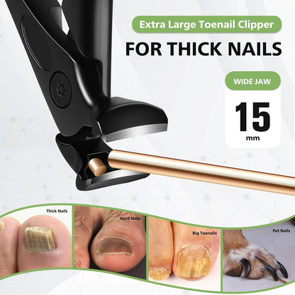 Less Bending, More Leverage, Easier Trimming — Long Handle Toenail Clipper✂️