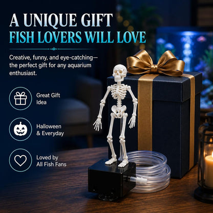 ✨ Dancing Skeleton Aquarium Bubbler-Create A Fun & Magical Underwater Display