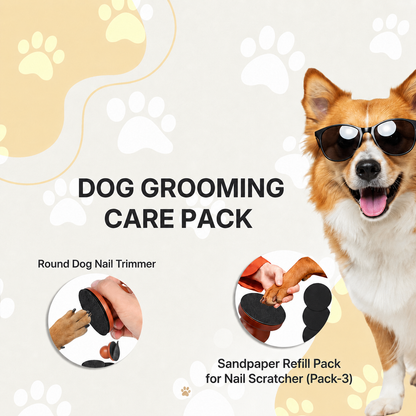 🐶🐾Futavion®Dog Nail File For Dogs, Scratch Square For Dogs Stress Free Nail File, Dog Nail File & Scratch Pad - Prevent Furniture Damage from Long Sharp Dog Nails, Stress-Free Claw Trimmer and Grinder for Dog Grooming at Home, Pet Nail Care
