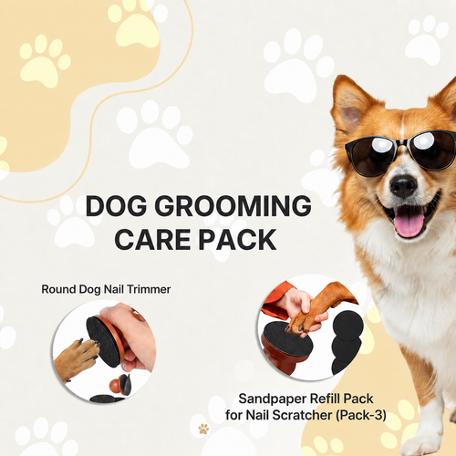 🐶🐾Futavion®Dog Nail File For Dogs, Scratch Square For Dogs Stress Free Nail File, Dog Nail File & Scratch Pad - Prevent Furniture Damage from Long Sharp Dog Nails, Stress-Free Claw Trimmer and Grinder for Dog Grooming at Home, Pet Nail Care