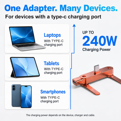 ⚡ 2-in-1 Phone Charging Stand – 240W Fast Charging