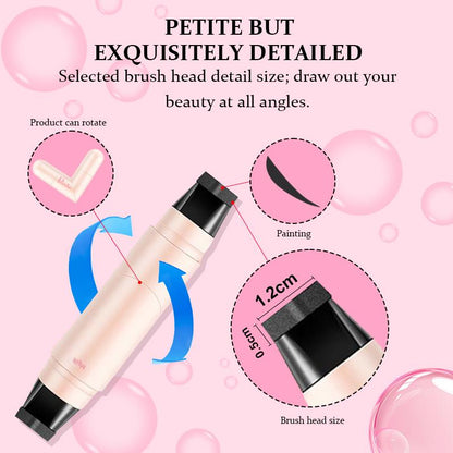 Futavion® 2-in-1 Rotating Winged Eyeliner Stamp Pen – Quick-Dry, Smudge-Proof & Long-Lasting🥰