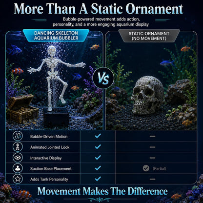 ✨ Dancing Skeleton Aquarium Bubbler-Create A Fun & Magical Underwater Display